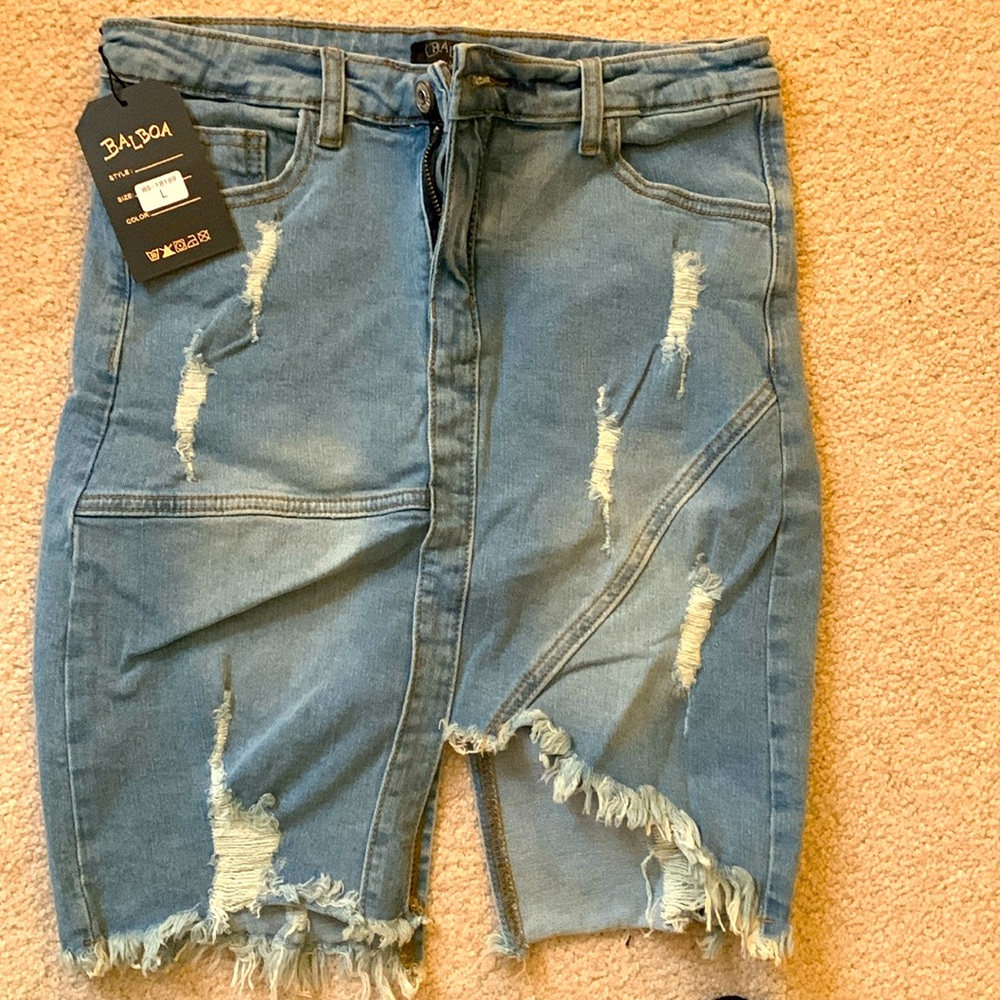 Jean Skirt